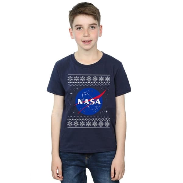 NASA Boys Classic Fair Isle T-Shirt