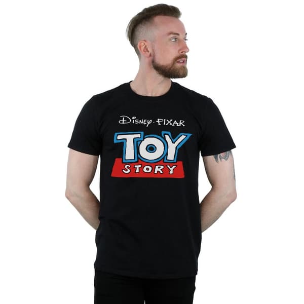 Disney Mens Toy Story Cartoon Logo T-Shirt
