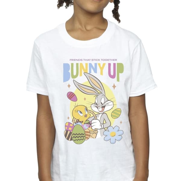 Looney Tunes Girls Bunny Up Cotton T-Shirt