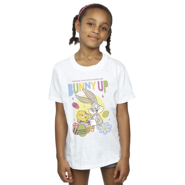 Looney Tunes Girls Bunny Up Cotton T-Shirt