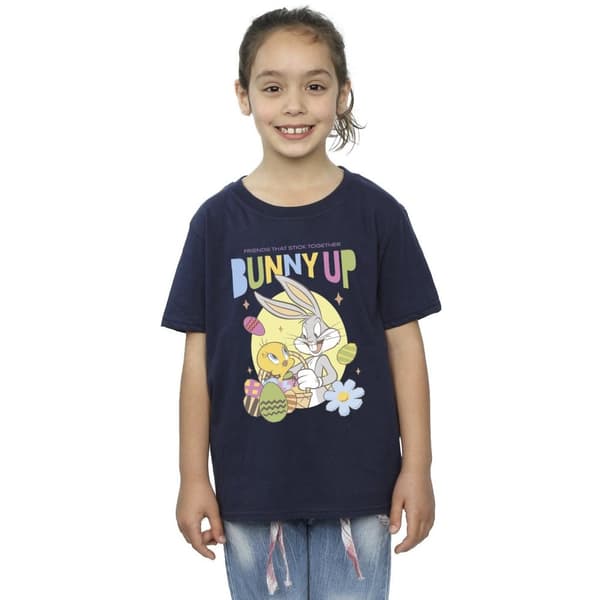 Looney Tunes Girls Bunny Up Cotton T-Shirt