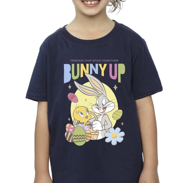 Looney Tunes Girls Bunny Up Cotton T-Shirt