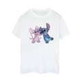Miniatyrbild 1 av 3: Disney Dam/Tjej Lilo & Stitch Kisses Boyfriend T-shirt i bomull