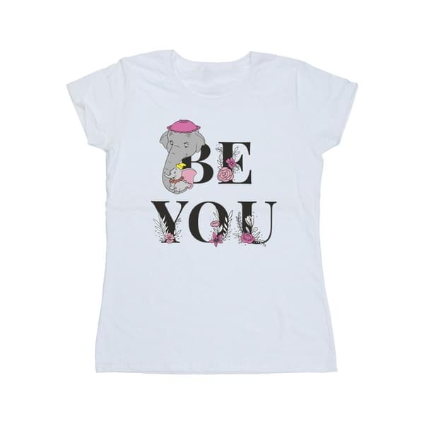 Disney Womens/Ladies Dumbo Be You Cotton T-Shirt