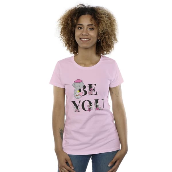 Disney Womens/Ladies Dumbo Be You Cotton T-Shirt