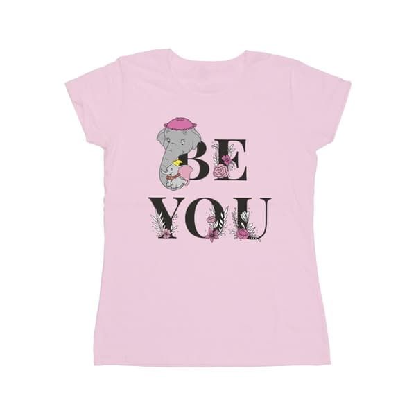 Disney Womens/Ladies Dumbo Be You Cotton T-Shirt