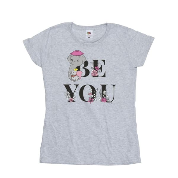 Disney Womens/Ladies Dumbo Be You Cotton T-Shirt