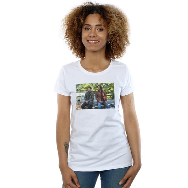 Supernatural Womens/Ladies Impala Brothers Cotton T-Shirt