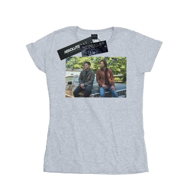 Supernatural Dam/Tjej Impala Brothers T-shirt i bomull