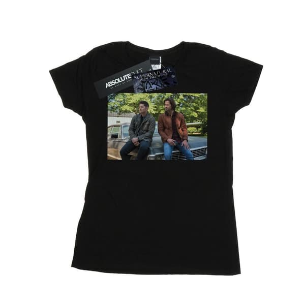Supernatural Womens/Ladies Impala Brothers Cotton T-Shirt