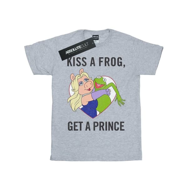 Disney Mens The Muppets Kiss A Frog T-shirt
