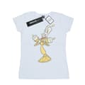 Miniatyrbild 1 av 3: Disney Dam/Tjej Skönheten och odjuret Lumiere T-shirt i bomull med tryck