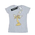 Miniatyrbild 1 av 3: Disney Dam/Tjej Skönheten och odjuret Lumiere T-shirt i bomull med tryck