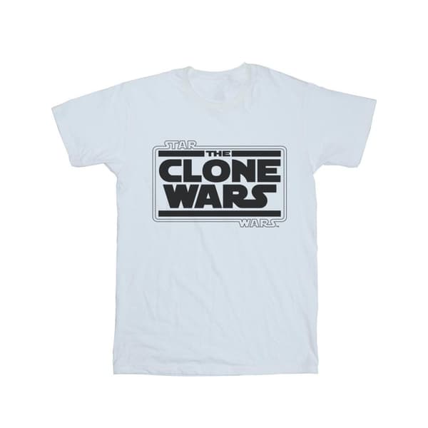 Star Wars T-shirt med Clone Wars-logotyp för pojkar