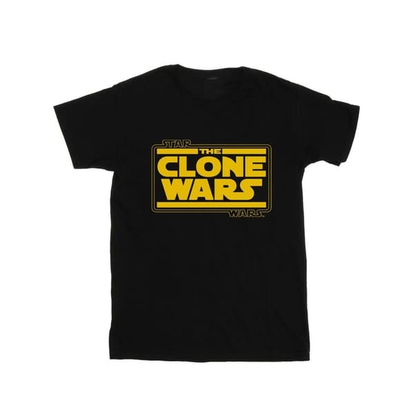 Star Wars T-shirt med Clone Wars-logotyp för pojkar