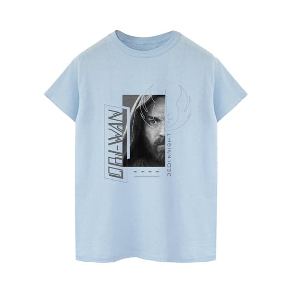 Star Wars Mens Obi-Wan Kenobi Jedi SciFi Collage T-Shirt