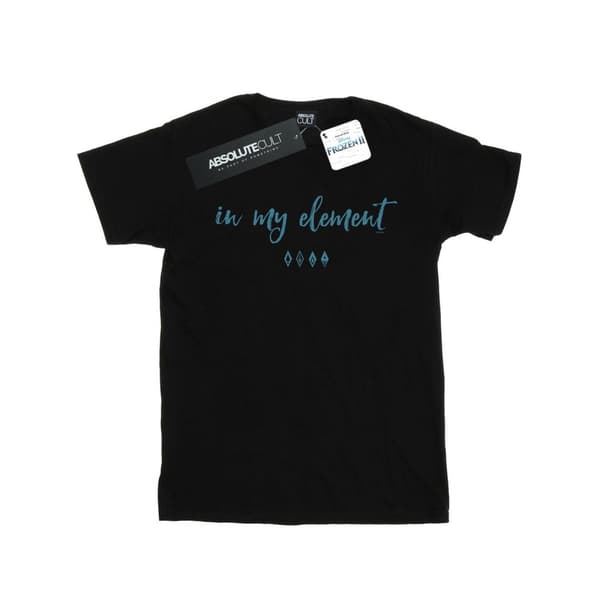Disney Girls Frozen 2 In My Element Cotton T-Shirt