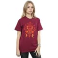 Miniatyrbilde 2 av 5: Harry Potter Womens/Ladies Christmas Fair Isle Cotton Boyfriend T-Shirt