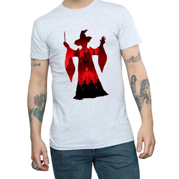 Harry Potter Mens Minerva McGonagall Silhouette T-Shirt