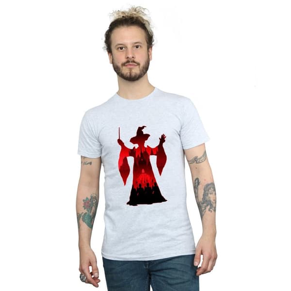 Harry Potter Mens Minerva McGonagall Silhouette T-Shirt