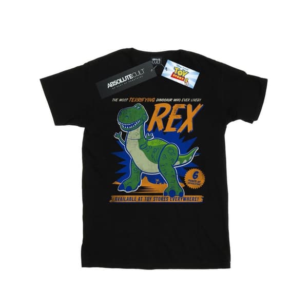 Disney Mens Toy Story 4 Rex Terrifying Dinosaur T-Shirt