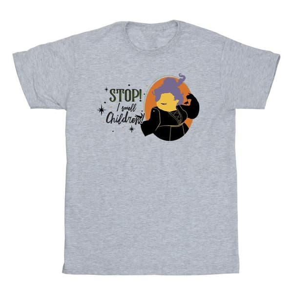Disney Hocus Pocus Stop Mary T-shirt i bomull för flickor Sports Grey 5-6 Years