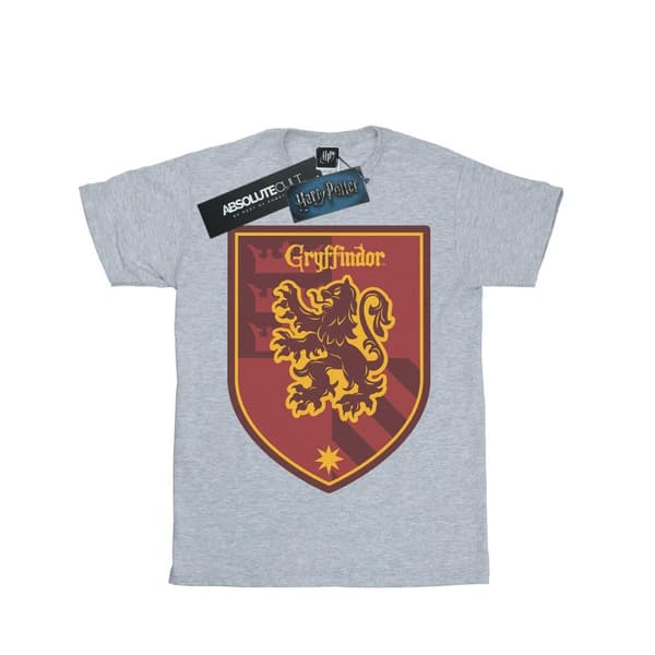 Harry Potter Gryffindor Crest Flat T-shirt i bomull för flickor