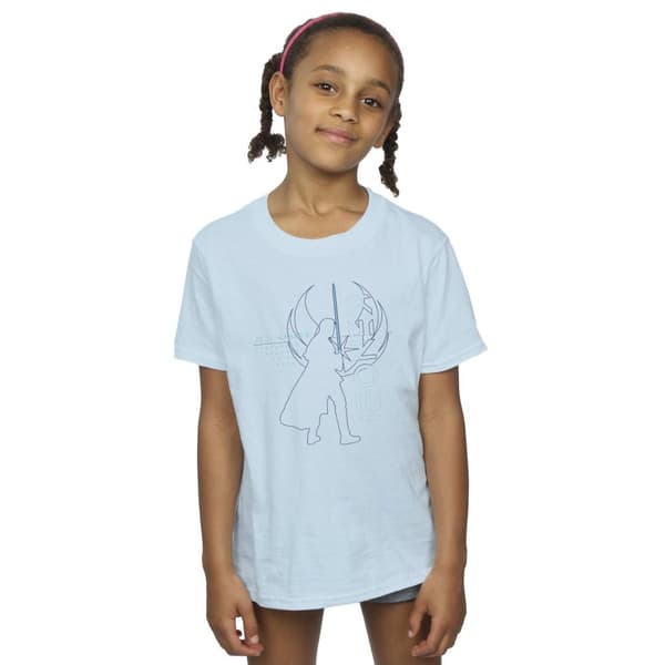 Star Wars Girls Obi-Wan Kenobi Jedi Master Balance Cotton T-Shirt