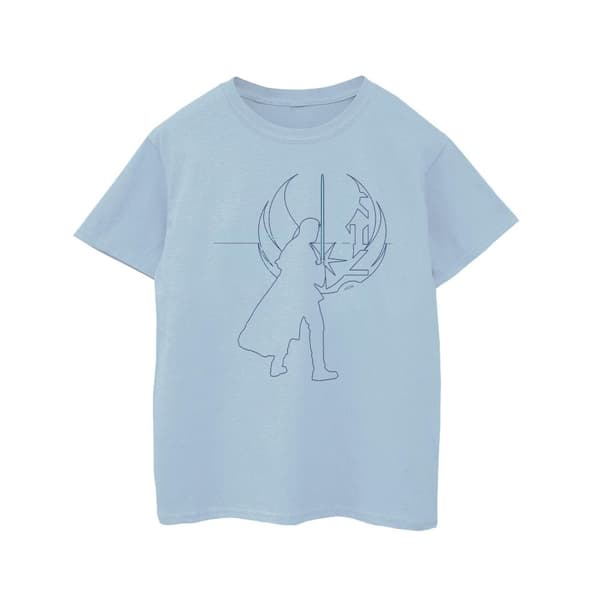 Star Wars Girls Obi-Wan Kenobi Jedi Master Balance Cotton T-Shirt