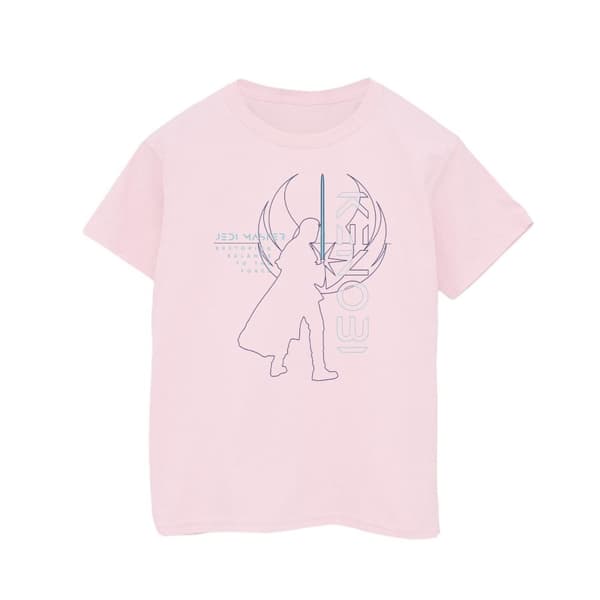 Star Wars Girls Obi-Wan Kenobi Jedi Master Balance Cotton T-Shirt