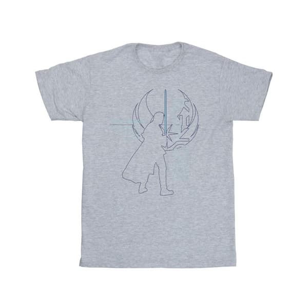 Star Wars Girls Obi-Wan Kenobi Jedi Master Balance Cotton T-Shirt