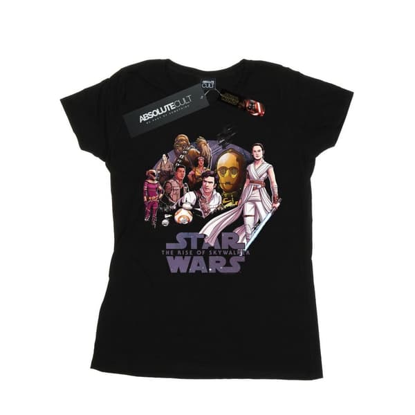 Star Wars: The Rise of Skywalker Dam/Tjej Star Wars The Rise Of Skywalker Resistance - T-shirt i bomull med renderingar
