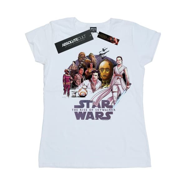 Star Wars: The Rise of Skywalker Dam/Tjej Star Wars The Rise Of Skywalker Resistance - T-shirt i bomull med renderingar