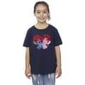 Miniatyrbillede 2 af 3: Disney Girls Lilo & Stitch Hearts Cotton T-Shirt