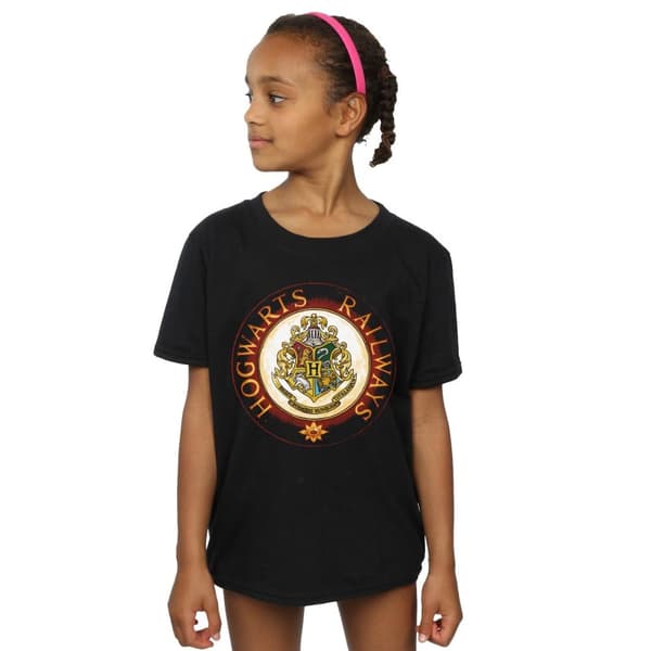 Harry Potter Girls Hogwarts Rail Cotton T-Shirt
