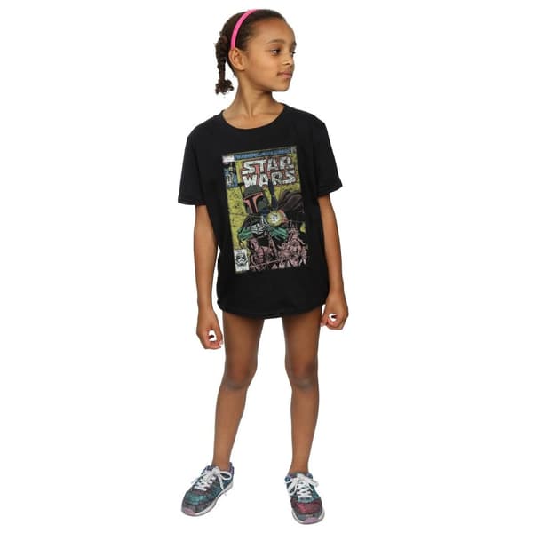 Star Wars Girls Boba Fett Comic Cotton T-Shirt