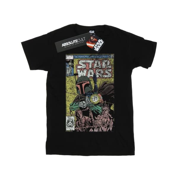 Star Wars Girls Boba Fett Comic Cotton T-Shirt