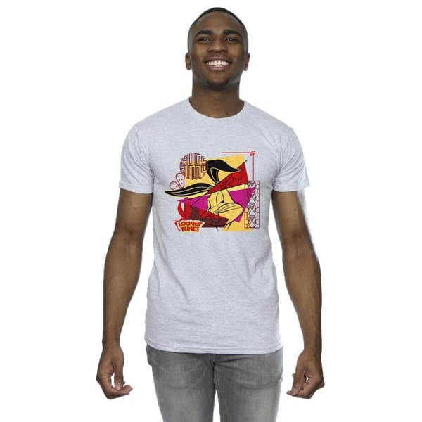 Looney Tunes Mens Bugs Rabbit New Year T-Shirt