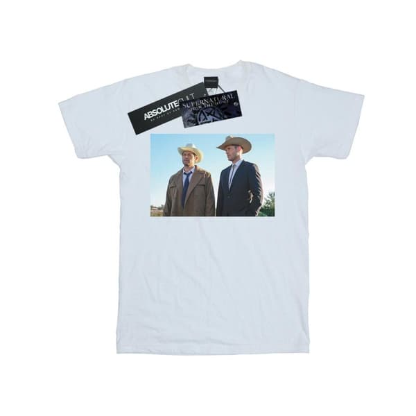 Supernatural Womens/Ladies Stetson Boys Cotton Boyfriend T-Shirt