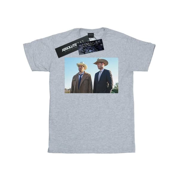 Supernatural Womens/Ladies Stetson Boys Cotton Boyfriend T-Shirt