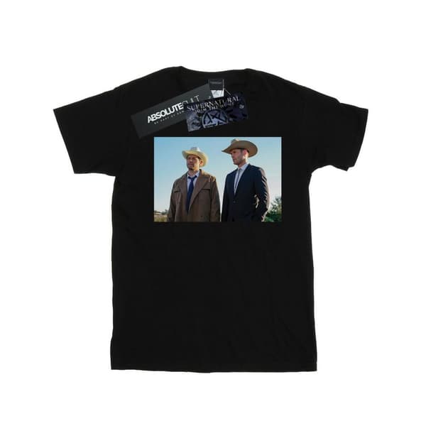 Supernatural Womens/Ladies Stetson Boys Cotton Boyfriend T-Shirt