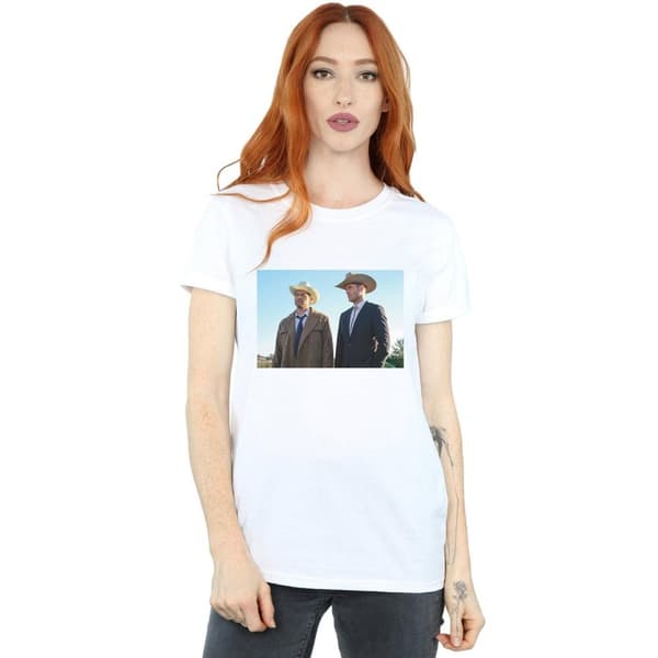 Supernatural Womens/Ladies Stetson Boys Cotton Boyfriend T-Shirt