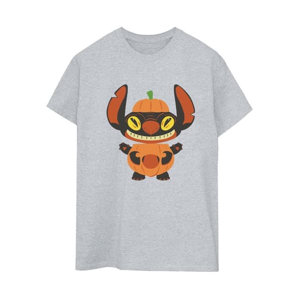 Disney Dam/Tjej Lilo & Stitch Pumpa Kostym Bomull Boyfriend T-shirt