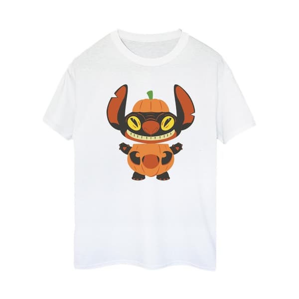Disney Dam/Tjej Lilo & Stitch Pumpa Kostym Bomull Boyfriend T-shirt