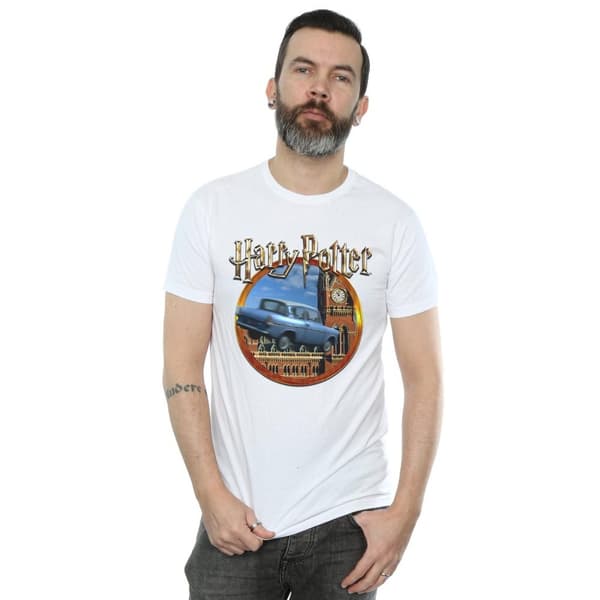 Harry Potter Mens Flying Car T-Shirt