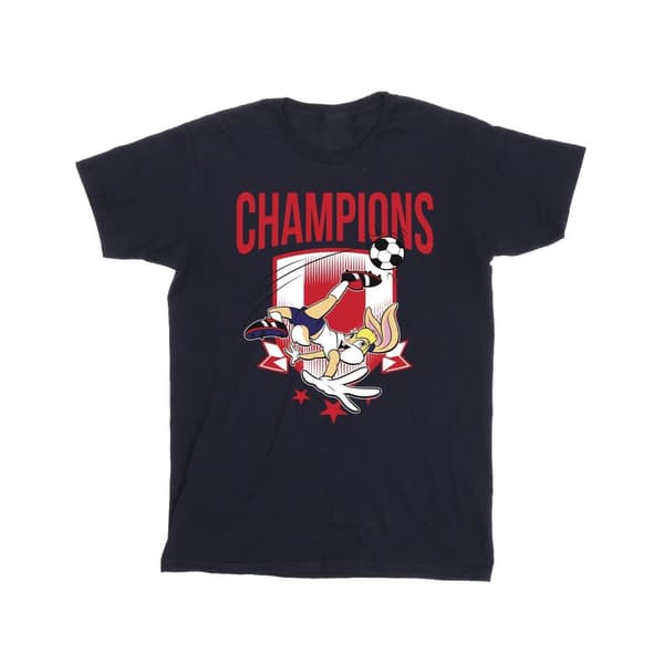 Looney Tunes Mens Lola Football Champions T-Shirt