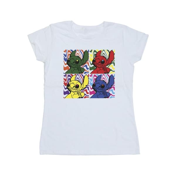 Disney Womens/Ladies Lilo & Stitch Pop Art Cotton T-Shirt