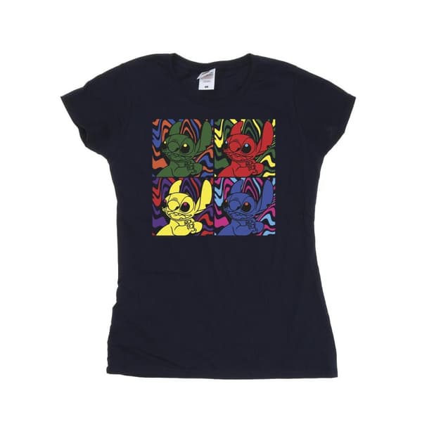 Disney Womens/Ladies Lilo & Stitch Pop Art Cotton T-Shirt