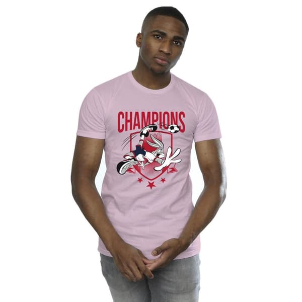Looney Tunes Mens Bugs Bunny Champions T-Shirt