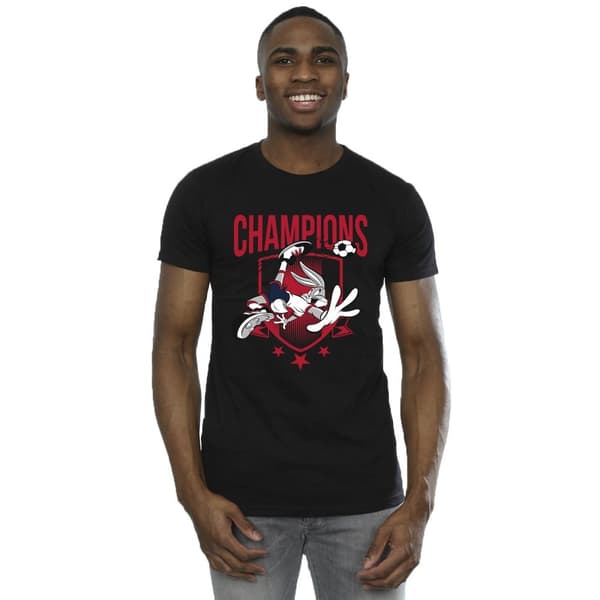 Looney Tunes Mens Bugs Bunny Champions T-Shirt